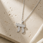Perlée Chai Necklace - Pavé